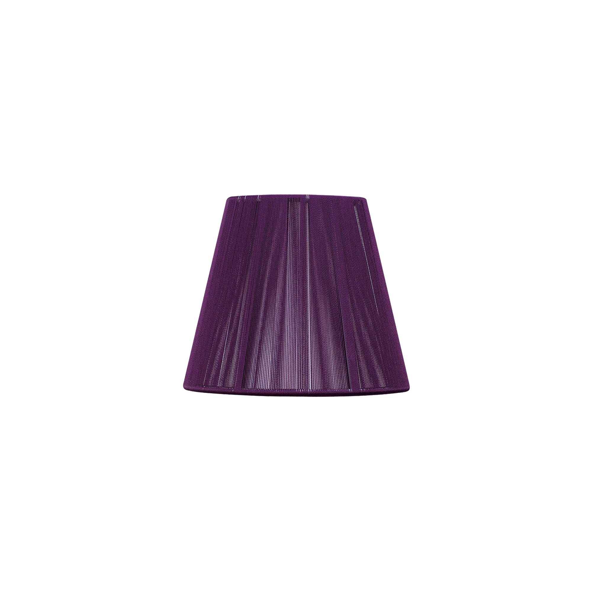 MS011  Silk String 13cm Clip-On Shade Aubergine